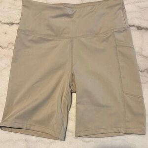 DKNY Women's Beige Bike Shorts